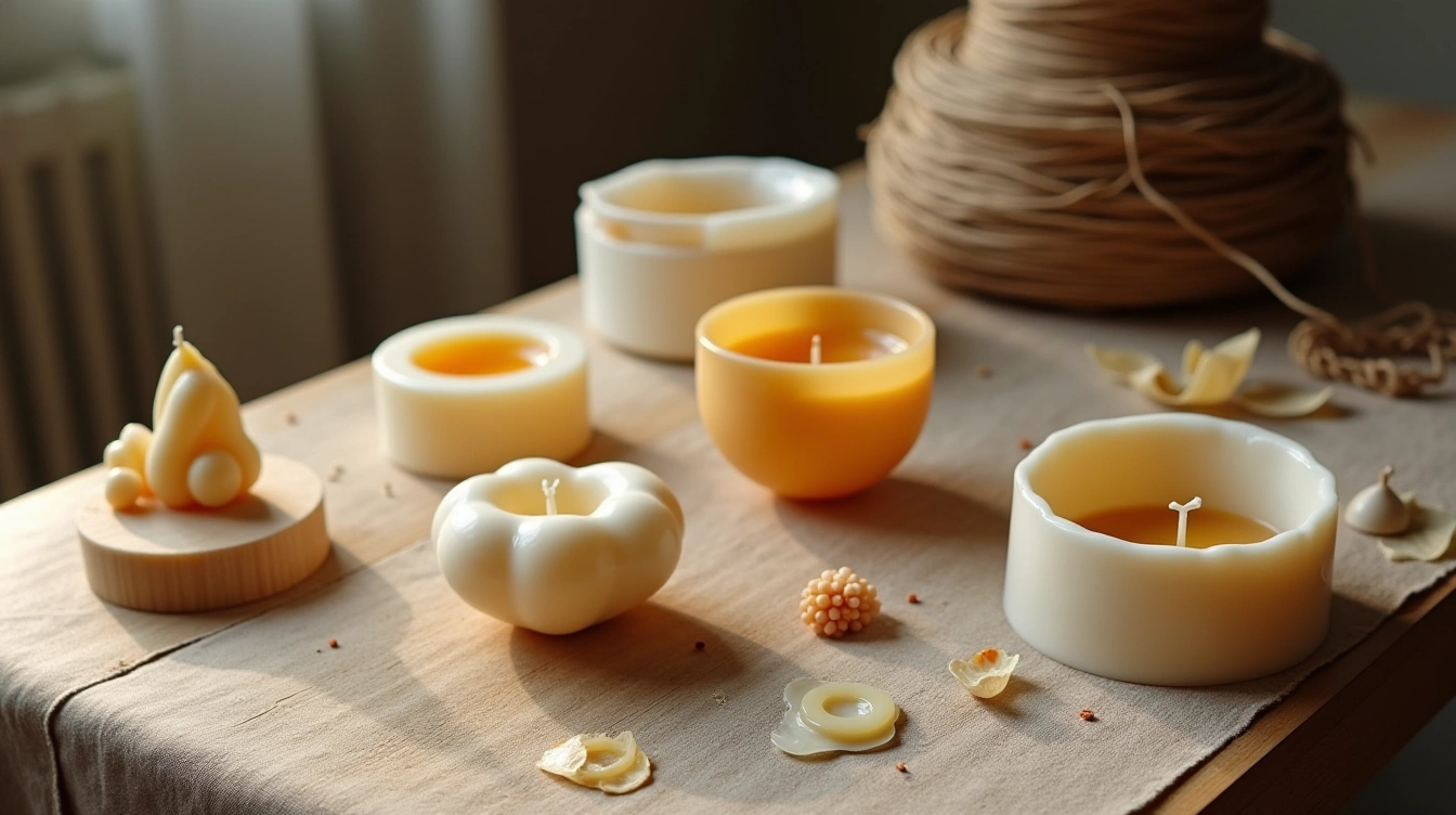 Les différents types de cires pour bougies artisanales